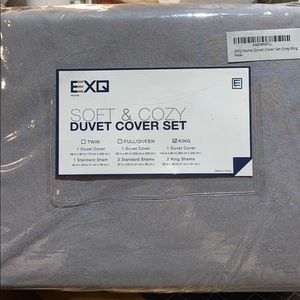 Grey Duvet Cover Set